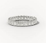 Diamond wedding band - radiant - lab-grown