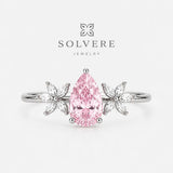 Aurélia Pear Engagement Ring