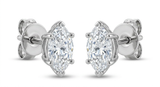 The Solvere Marquise Four-Prong Earrings