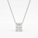 The Solvere Radiant Pendant Necklace - Lab-Grown