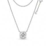 The Solvere Round Pendant Necklace - Lab-Grown