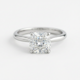 The Solvere Cushion Solitaire Ring - Lab-Grown