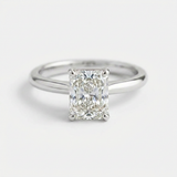 The Solvere Radiant Solitaire Ring - Lab-Grown