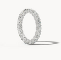 Diamond wedding band - Round - Natural