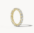 Diamond wedding band - Round - Natural