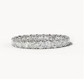Diamond wedding band - cushion - Lab-Grown