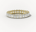 Diamond wedding band - radiant - lab-grown