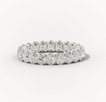 Diamond wedding band - oval - lab-grown