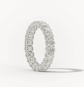Diamond wedding band - oval - lab-grown