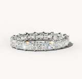 Diamond wedding band - East West Radiant - Lab-Grown