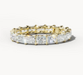 Diamond wedding band - East West Radiant - Lab-Grown