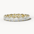 Diamond wedding band - East West Emerald - Lab-Grown