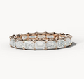 Diamond wedding band - East West Emerald - Lab-Grown