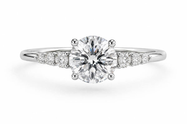 Celine Round Engagement Ring