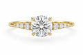 Celine Round Engagement Ring