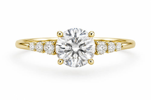 Celine Round Engagement Ring