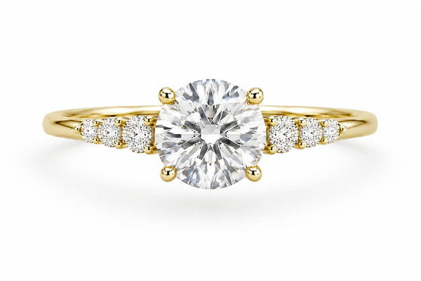 Celine Round Engagement Ring