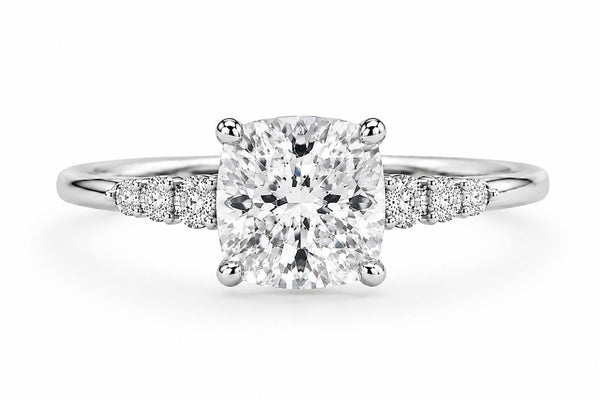 Celine Cushion Engagement Ring
