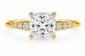 Celine Cushion Engagement Ring