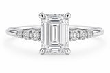 Celine Emerald Engagement Ring