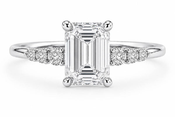 Celine Emerald Engagement Ring