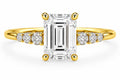 Celine Emerald Engagement Ring