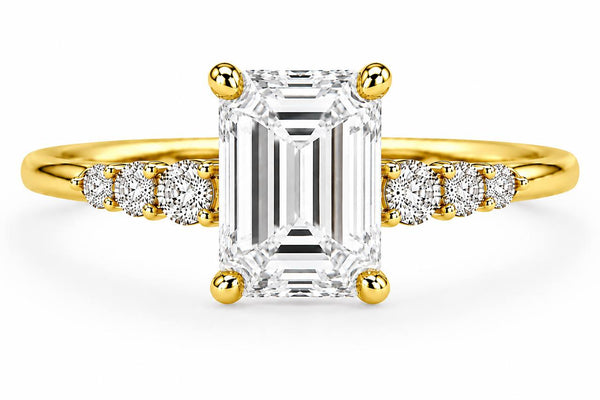 Celine Emerald Engagement Ring