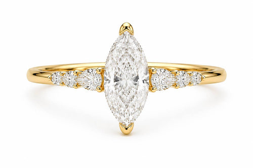 Celine Marquise Engagement Ring