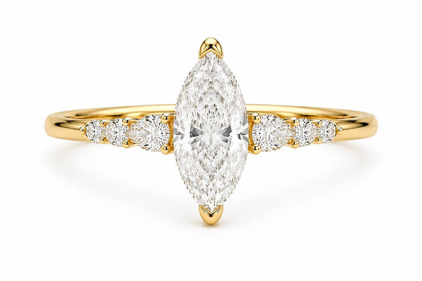 Celine Marquise Engagement Ring