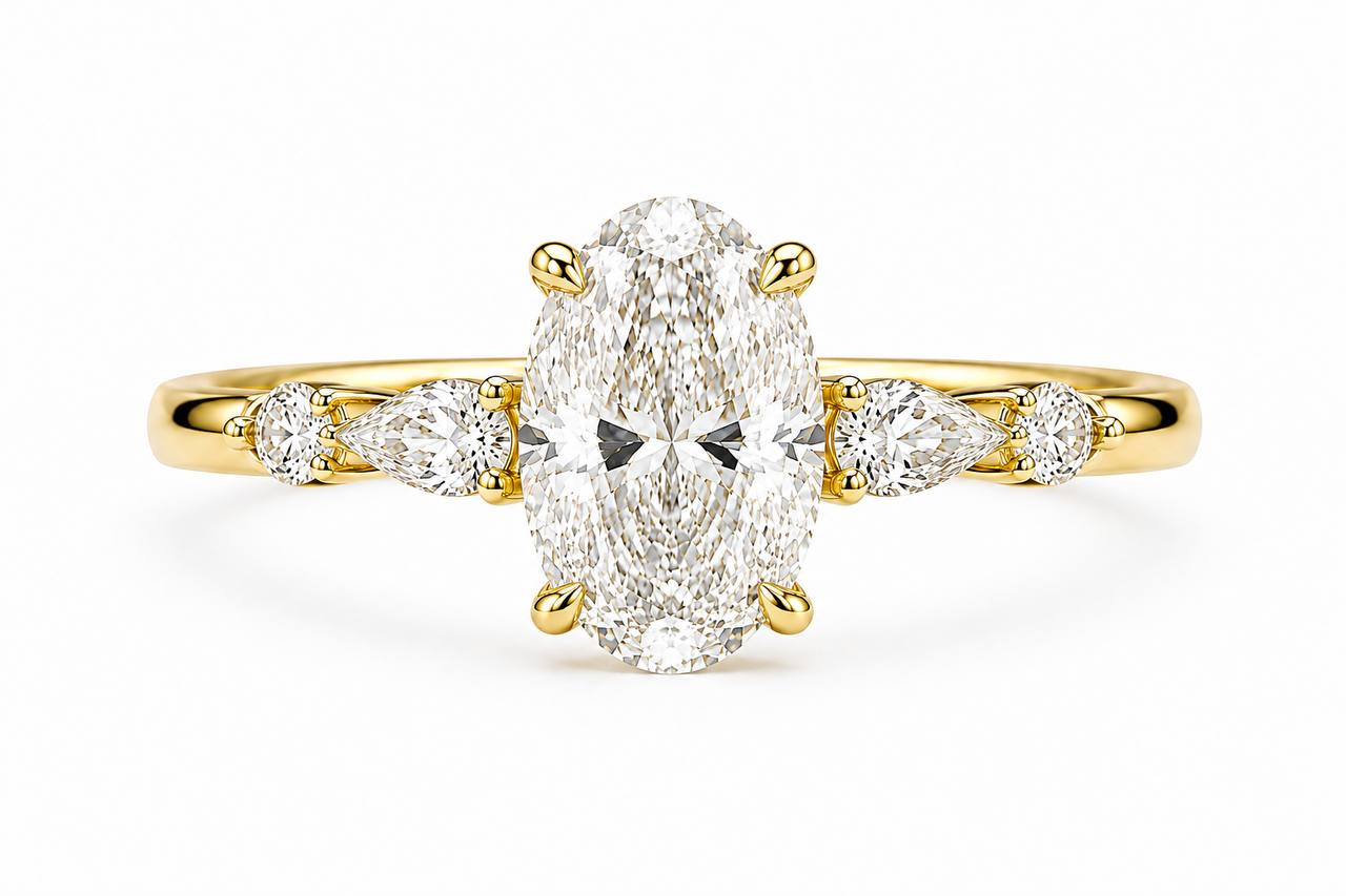 Celine Oval Engagement Ring
