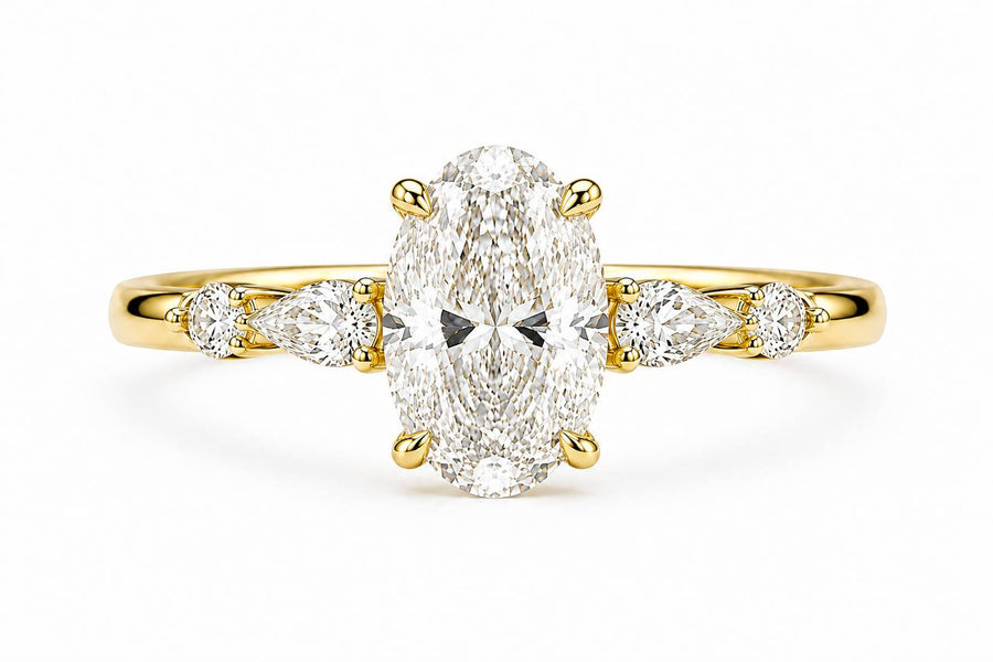 Celine Oval Engagement Ring