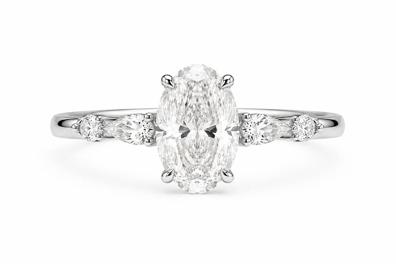 Celine Oval Engagement Ring