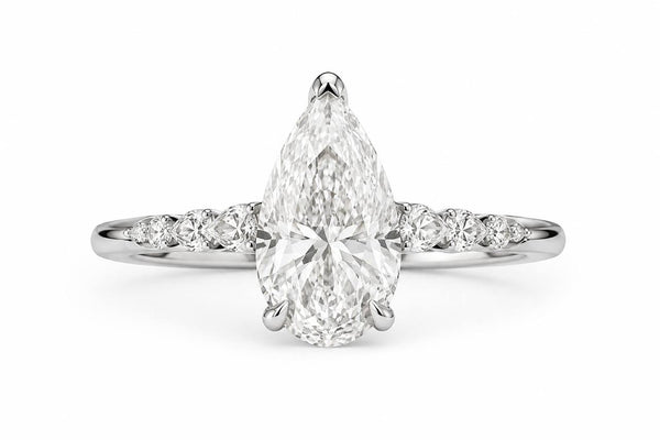 Celine Pear Engagement Ring