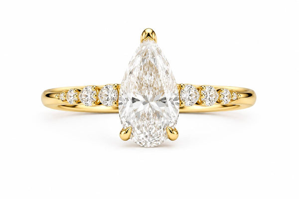Celine Pear Engagement Ring