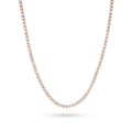 The Solvere Round Tennis Necklace - Natural