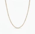 The Solvere Round Tennis Necklace - Natural