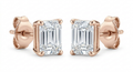 The Solvere Emerald Four-Prong Earrings