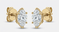 The Solvere Marquise Four-Prong Earrings