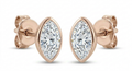 The Solvere Marquise Bezel Earrings