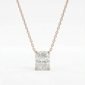 The Solvere Radiant Pendant Necklace - Lab-Grown