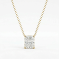 The Solvere Radiant Pendant Necklace - Lab-Grown