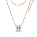 The Solvere Round Pendant Necklace - Lab-Grown