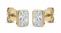 The Solvere Radiant Bezel Earrings