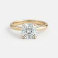 The Solvere Cushion Solitaire Ring - Lab-Grown