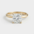 The Solvere Princess Solitaire Ring - Lab-Grown