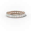 Diamond wedding band - radiant - lab-grown