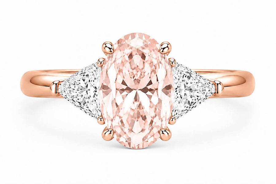 Élodie Oval Engagement Ring