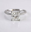 Pavè Princess Engagement Ring - Lab-Grown