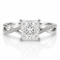 Petite Twisted - Princess - Engagement Ring - Lab-Grown