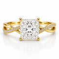 Petite Twisted - Princess - Engagement Ring - Lab-Grown